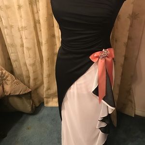 Strapless dressy maxi dress